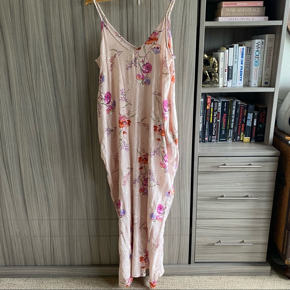 Lovestitch floral gauzy maxi WITH POCKETS